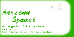 adrienn szamel business card