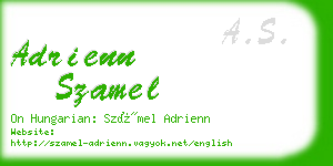 adrienn szamel business card